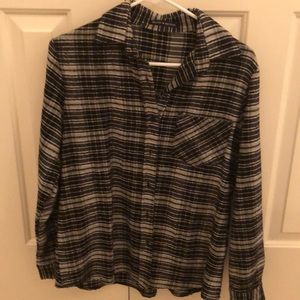 Brandy Melville Black and White Flannel